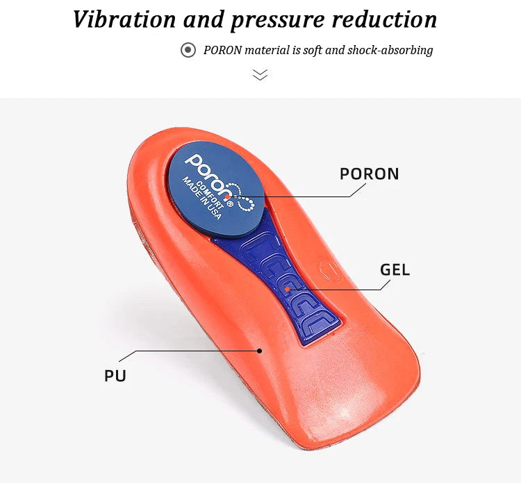 Orthopedic Insoles Running Arch Support Plantar Fascitis Half Insole Man And Woman For Sneakers insert ＆ Insoles Accessories