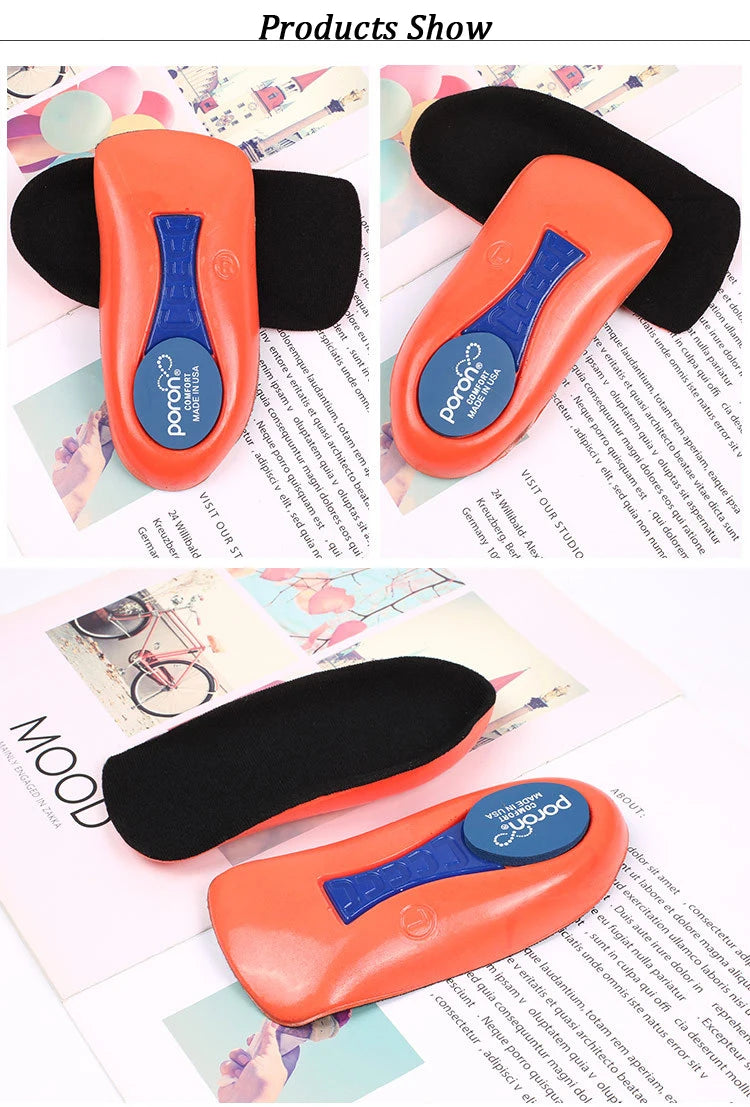 Orthopedic Insoles Running Arch Support Plantar Fascitis Half Insole Man And Woman For Sneakers insert ＆ Insoles Accessories