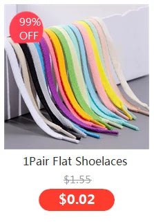 1Pair Fabric Flat Shoe laces Classic Shoelaces for Sneakers White Black Shoelace Quality Laces Shoes 100/120/140/160CM Strings