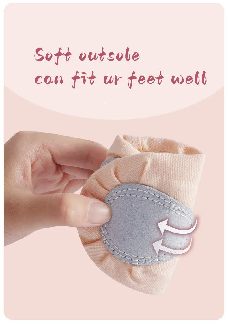 Ballet Shoes For Girls Canvas Flat Ballet Dancing Slippers Ballerina Practice Shoes For Women Children Soft Sole Dance Shoes
