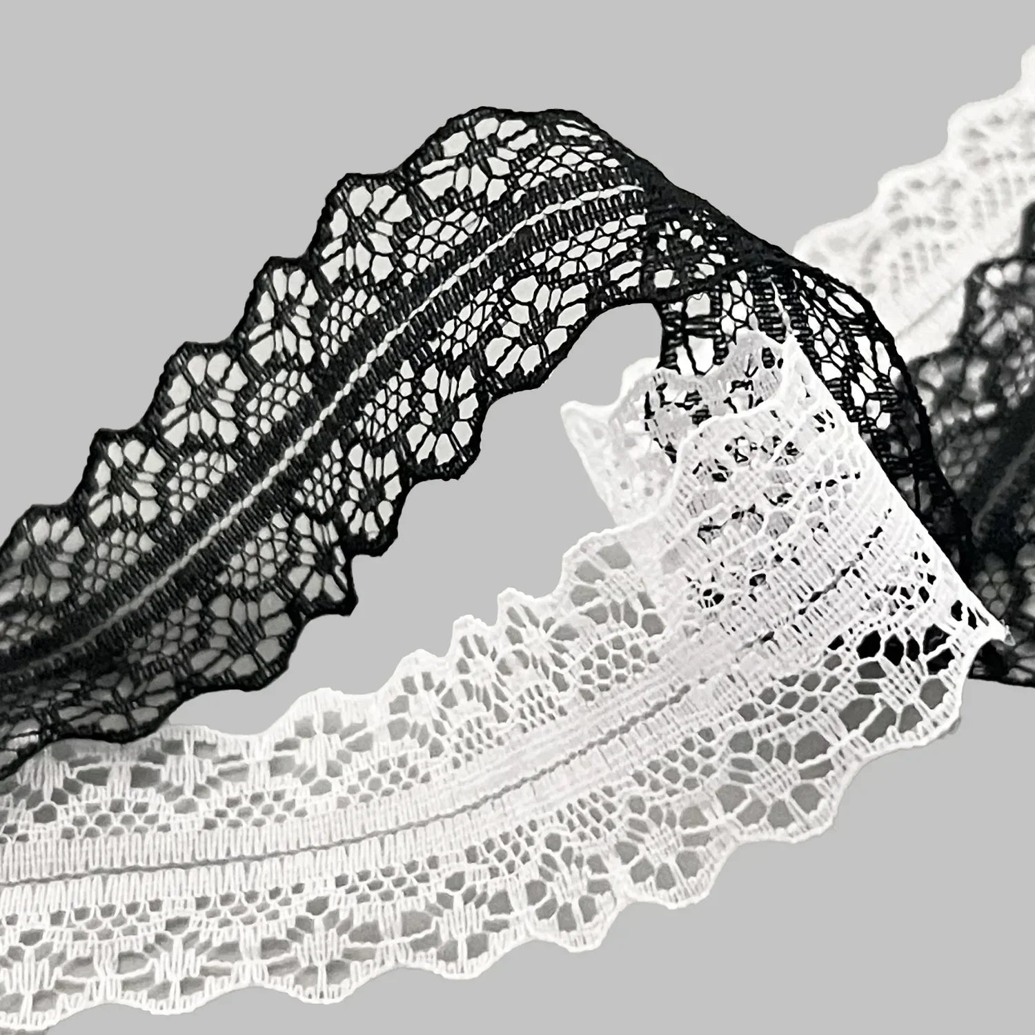 Hot Sale Lace Shoelaces for Women Casual Shoes 2.9CM Width Flat Shoelace for Sneakers Black White Shoe Laces Accessorices
