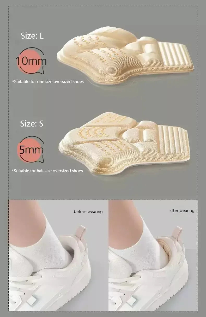 New 10Pcs Silicon Heel Protectors Stickers Feet Pads for Sneakers Comfort Non Slip Shoe Pads Foot Pain Relievers Shoes Inserts