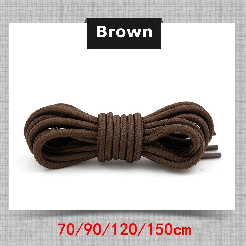 21 Colors Round Shoe Laces Polyester Solid Shoelaces Outdoor Leisure Sneakers Boots Shoes Lace 70cm/90cm/120cm/150cm 1 Pair