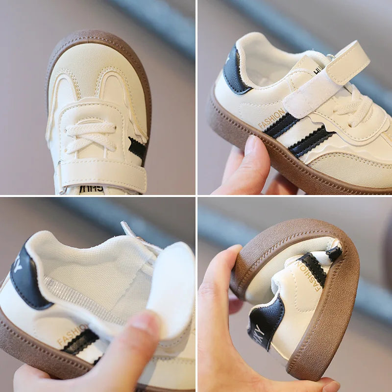 2024Spring New Kid's Casual Shoes Boy's Forrest Gump Shoes Girl's Fashion Board Shoes Children's Soft Lightweight Sneakers