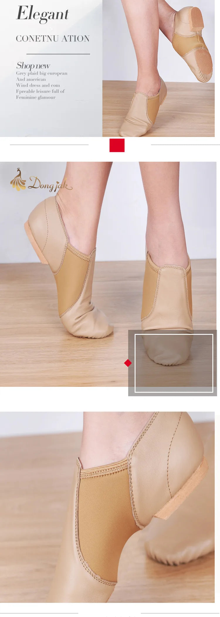 Genuine Leather Jazz Dance Shoes Tan Black Antiskid Sole ballet Shoes High Quality Adults Dance Sneakers For Girls Women