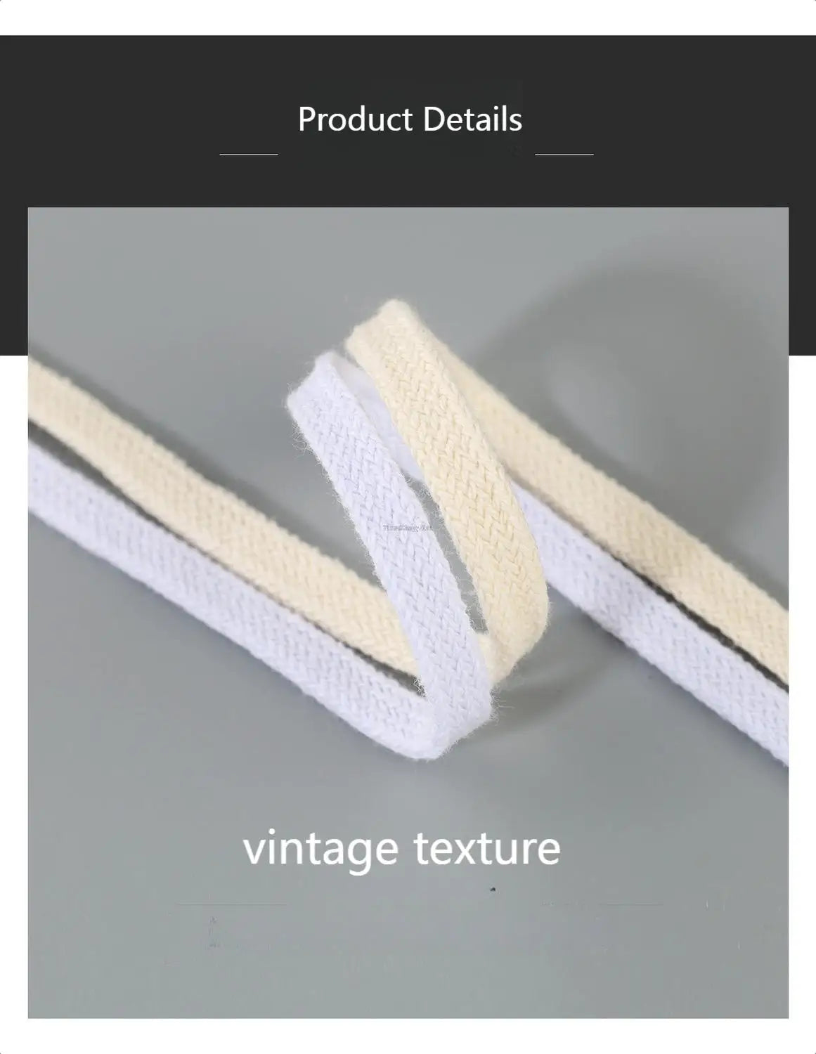 1Pair Cotton Flat Shoelaces Sneakers Canvas Shoe laces Women Men Shoelace White Black Beige Classic Laces for Shoes Strings