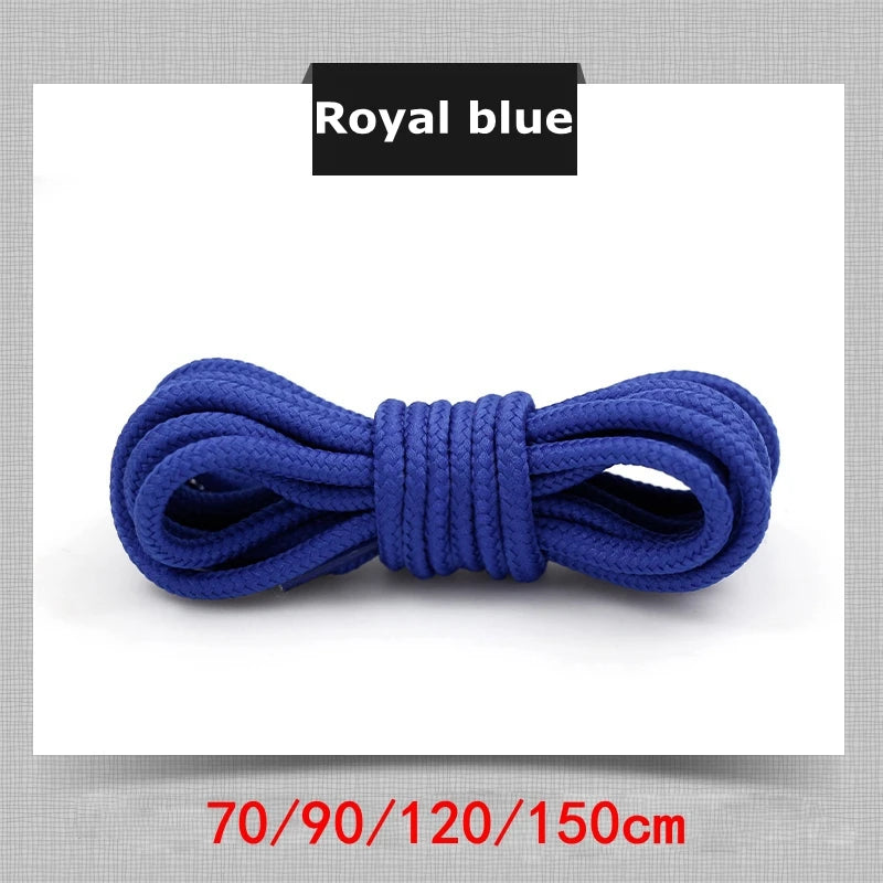 21 Colors Round Shoe Laces Polyester Solid Shoelaces Outdoor Leisure Sneakers Boots Shoes Lace 70cm/90cm/120cm/150cm 1 Pair