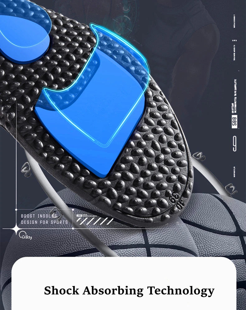 NEW Height Increase Templates Sports Shock Absorption Insoles for Feet Deodorant Orthopedic Insole for Shoes Men Women Shoe Sole