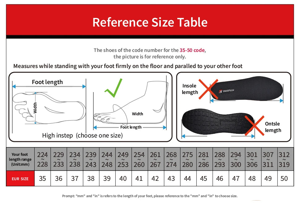 Baasploa Lightweight Running Shoes For Men 2023 Men's Designer Mesh Casual Sneakers Lace-Up Male Outdoor Sports Tennis Shoe