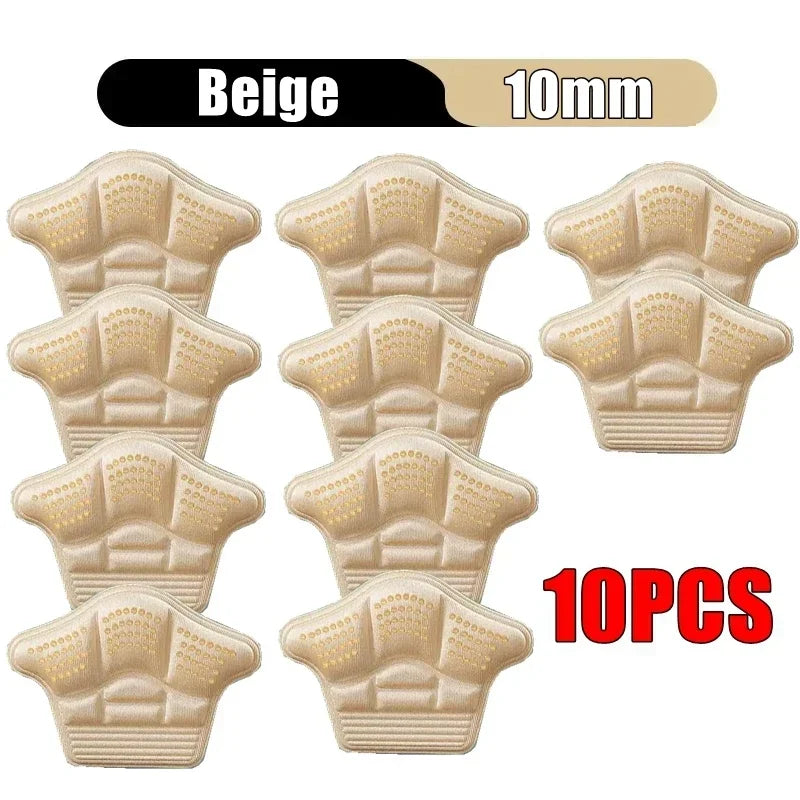 New 10Pcs Silicon Heel Protectors Stickers Feet Pads for Sneakers Comfort Non Slip Shoe Pads Foot Pain Relievers Shoes Inserts