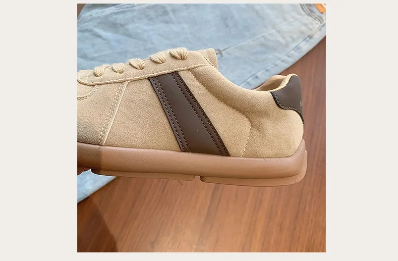 Four Season Fashion Trend Women's Casual Shoes College Style Wide Toe Soft Comfortable Flat Shoes Outdoor Casual Sports Shoes