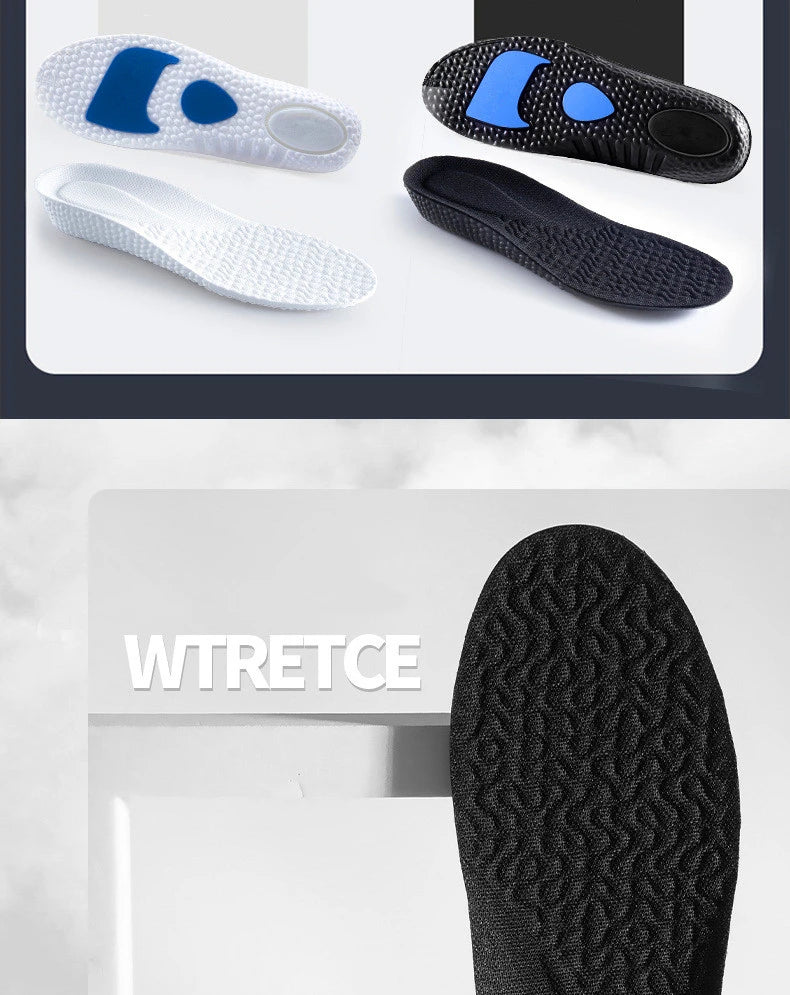 NEW Height Increase Templates Sports Shock Absorption Insoles for Feet Deodorant Orthopedic Insole for Shoes Men Women Shoe Sole