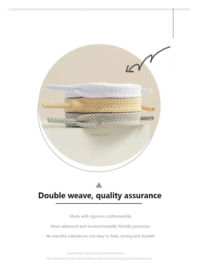 1Pair Fabric Flat Shoe laces Classic Shoelaces for Sneakers White Black Shoelace Quality Laces Shoes 100/120/140/160CM Strings
